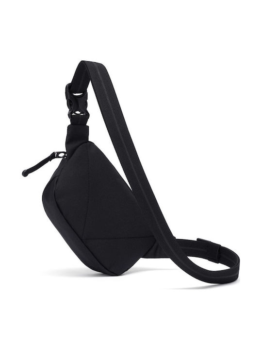 Herren Brusttasche Schwarz
