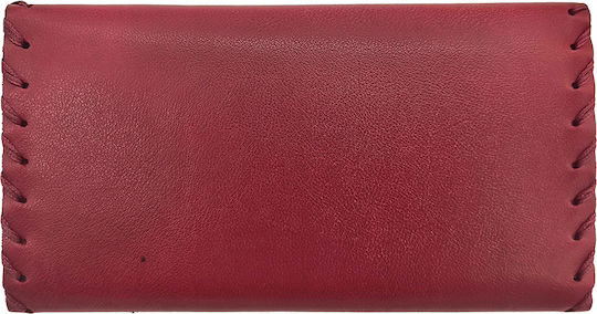 Gift-Me Tabaktasche aus Künstliches Leder mit Magnetverschluss Bordeaux