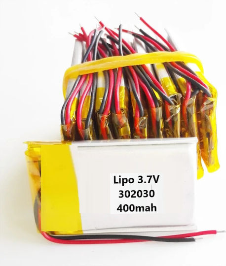 Panasonic Батерия Li-Po 3.7V 400mAh 1S за RC Превозно Средство 2 Бройки
