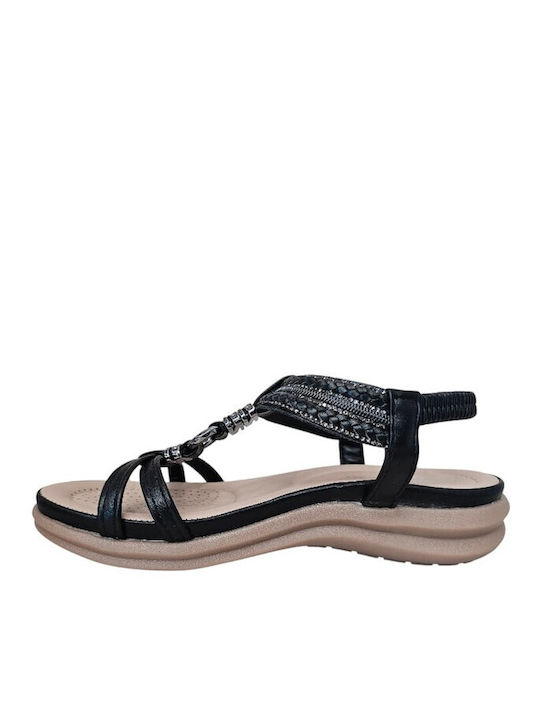 Women's Flat Sandals Black