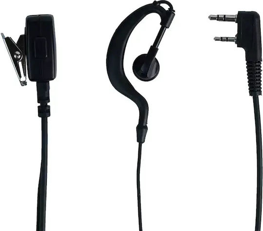 Professional Long Spiral Handsfree Micro Earpiece Ptt Lapel 2 Pin Two-Way Radios Baofeng-original Tc-403