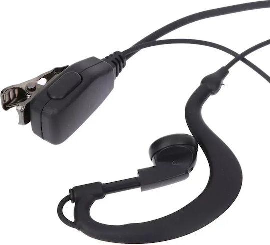 Professional Handsfree Long Spiral Earpiece Ptt Lapel 2 Pin Two-Way Radios Transceivers Baofeng-original 4pcs Tc-405