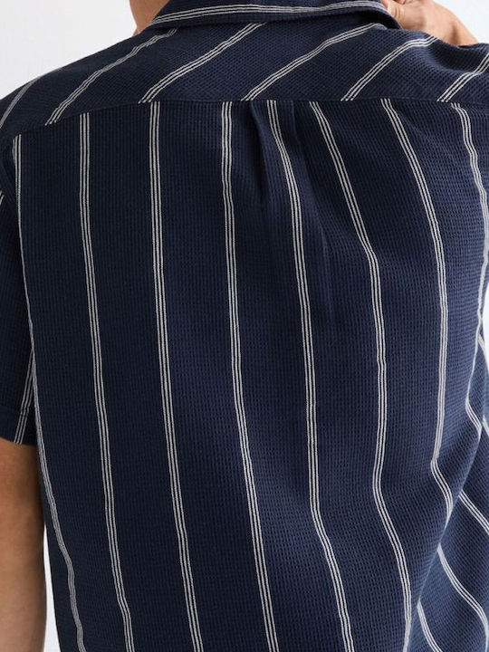 Resort Shirt Κοντομάνικο Πουκάμισο Ριγέ Navyblue