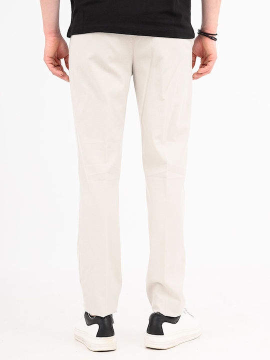 Fourten Industry Herrenhosen Chino in Schlank Passform Ecru Fourten Industry Herrenhosen Chino in Schlank Passform Ecru