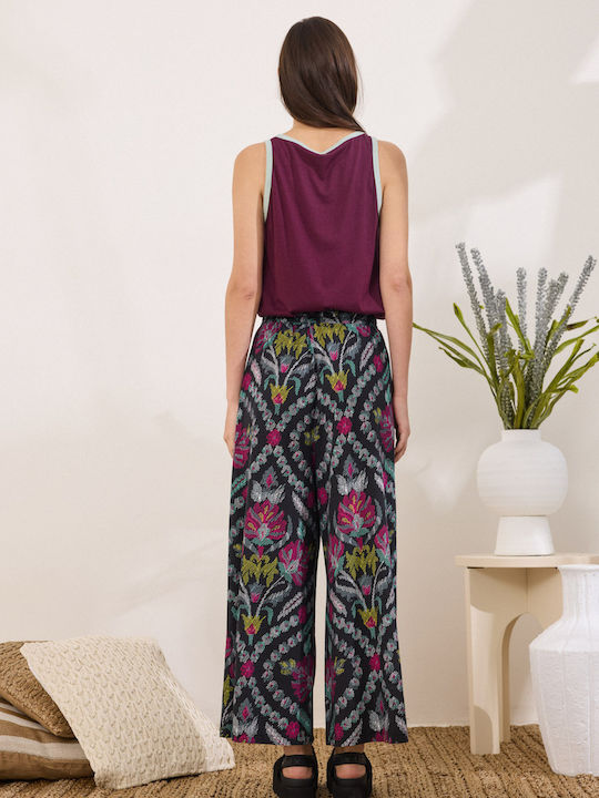 Women's Pantaloons with Rubber Band Gray