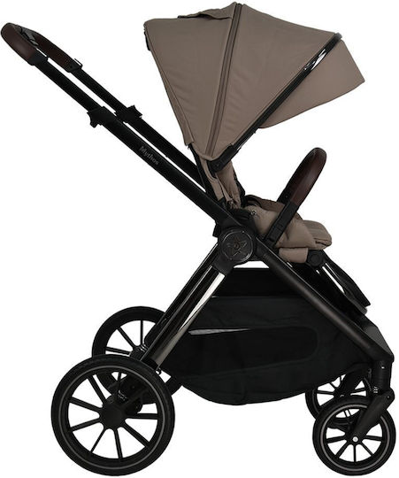 Bebe Stars Mythos Reversible Baby Stroller Suitable for Newborn Natural Beige