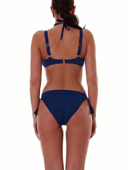 Bikinihosen Slip Petrol