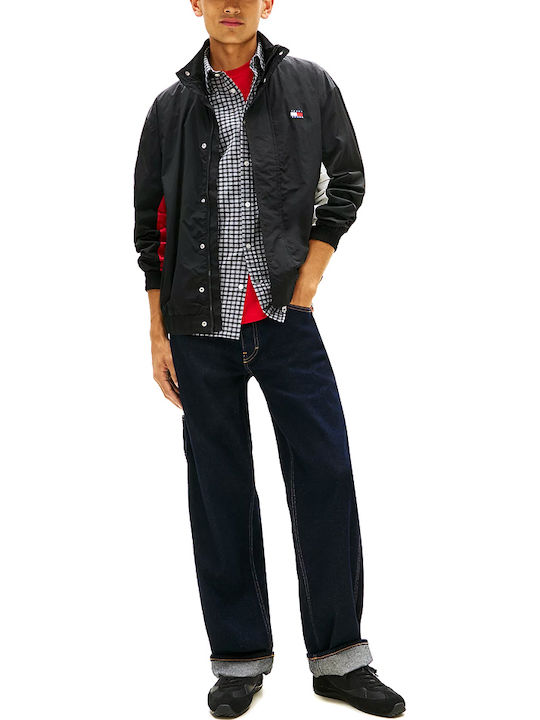 Geacă Denim Roșie