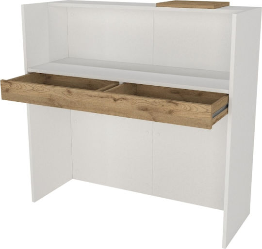 Birou Recepție Navita Led Front Desk Unicutil Alb-bej
