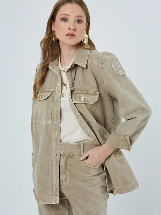Sarah Lawrence Women's Beige Blazer