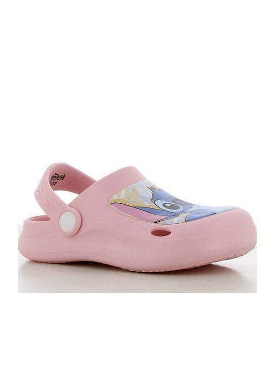 Stitch Kids Anatomic Clogs for Beach Pink