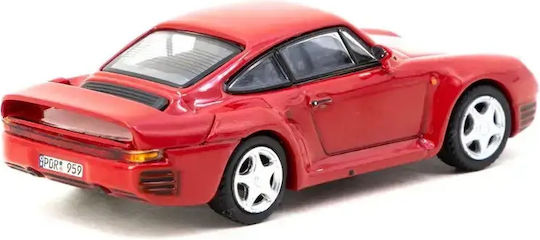 Model Mașină Porsche 959 Roșu 1:64