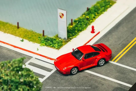 Model Mașină Porsche 959 Roșu 1:64