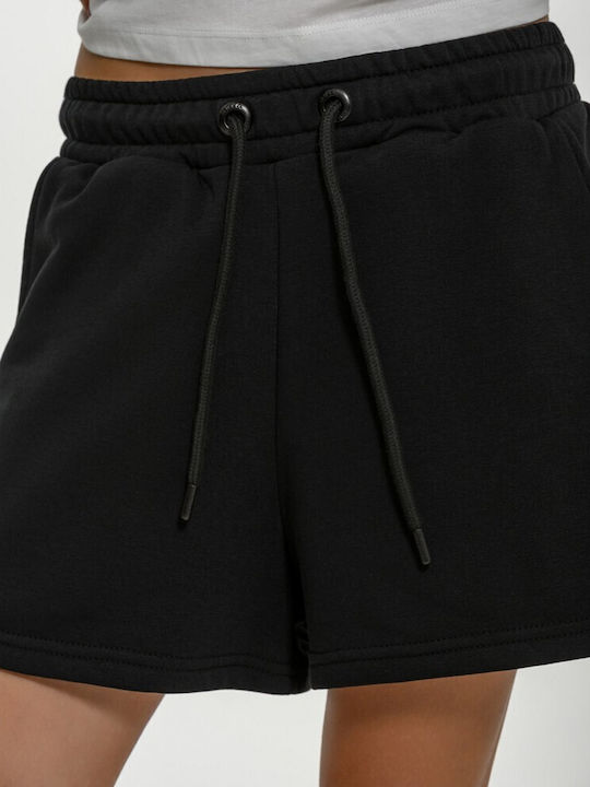 Damen-Shorts Aktivbekleidung Schwarz