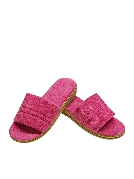 Fame Terry Damen Hausschuhe Fuchsie