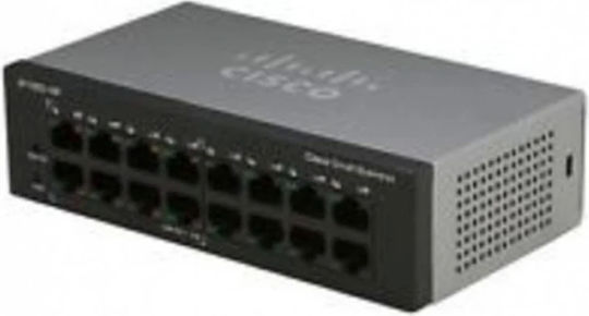 Cisco SF110D-16 Unmanaged L2 Switch with 16 Ethernet Ports