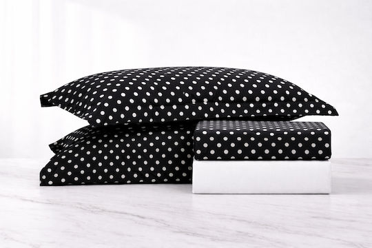 Dot Elegance Подредба Кралица 4 Бройки 240x260 см Черен