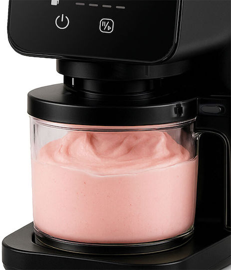 Rohnson Velvet Creme Ice Cream Maker 3x1.35lt Black