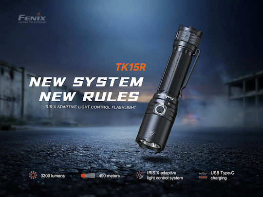 Fenix Rechargeable LED Head Flashlight IP68 with Maximum Brightness 2000lm