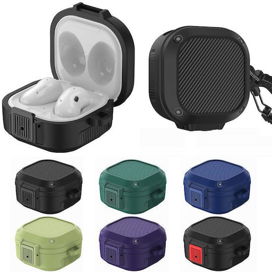 Buds2 Pro Husă din Silicon Neagră pentru Galaxy Buds 2 Pro / 2 / Live / Pro