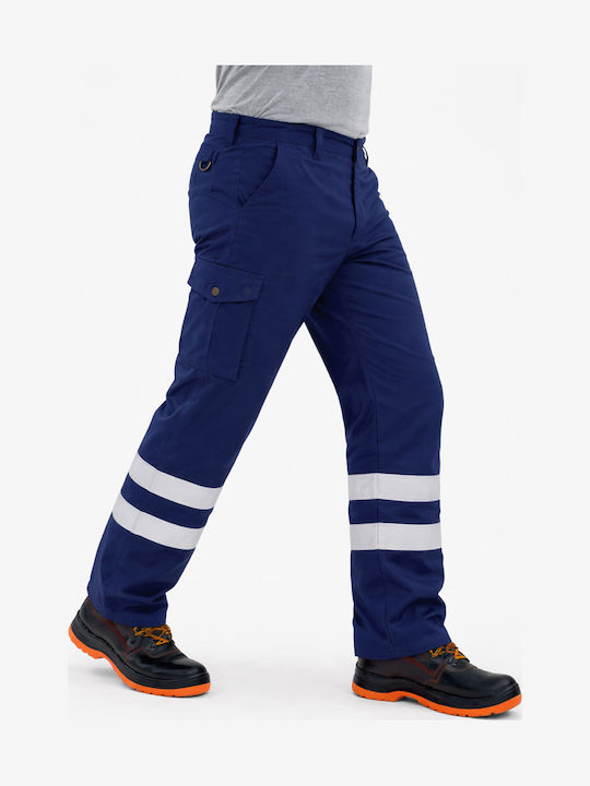 Axon Classic Reflective Work Trousers Navy Blue