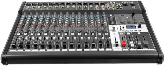 HPAPROMIX16 Ψηφιακή Κονσόλα 16 Καναλιών / 14 Εισόδους XLR & Bluetooth