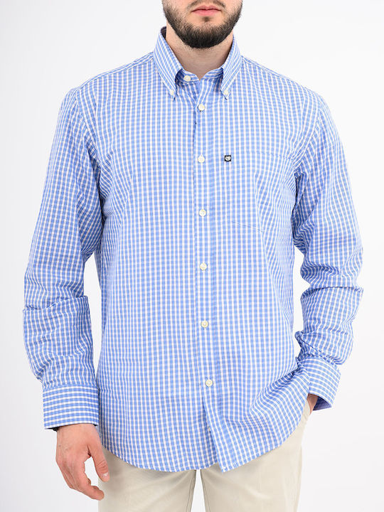Long Sleeve Shirt in Regular Fit Oceanblue