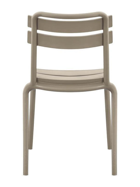 Outdoor Chair Polypropylene Olivia Khaki 43x58x81cm