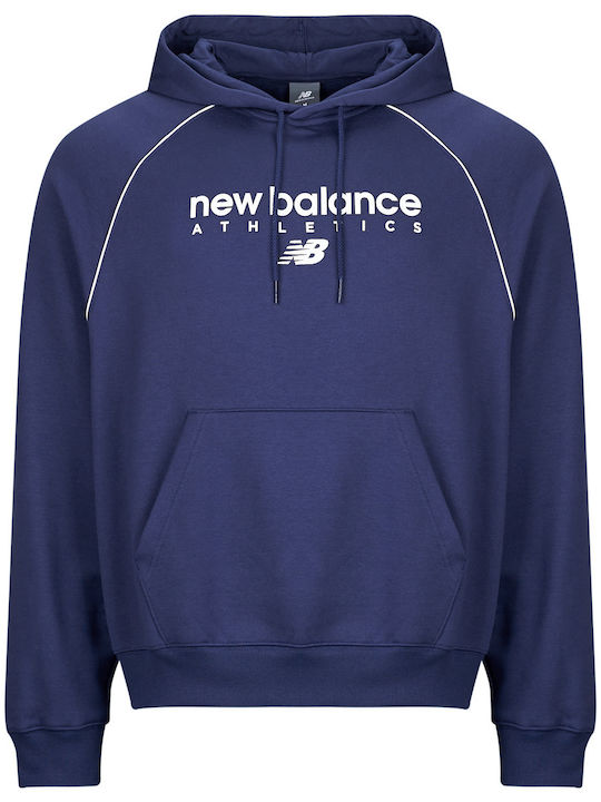 Herren Sweatshirt mit Kapuze Blau