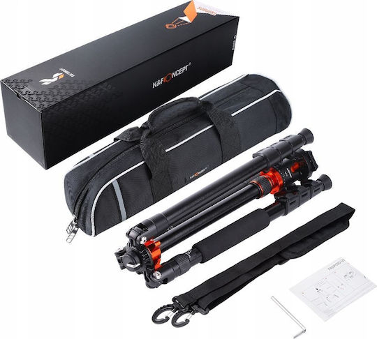 K&F Concept Aluminum Camera Tripod Up to 182cm and 10kg Load Capacity