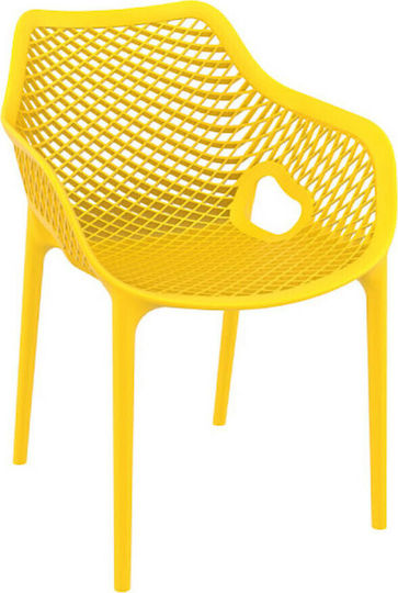 Chair Air XL Yellow 57x60x81cm