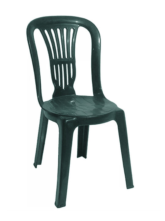 Outdoor-Stuhl Kunststoff Wien Green 40x40x88εκ.