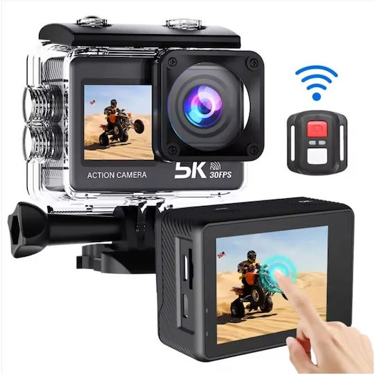 Cameră de Acțiune eXtreme Action 128GB 5K Subacvatică (cu Husă) Cameră Video Sport LikeSmart eXtreme Action 5K Ultra HD cu Ecran Tactil și Wi-Fi