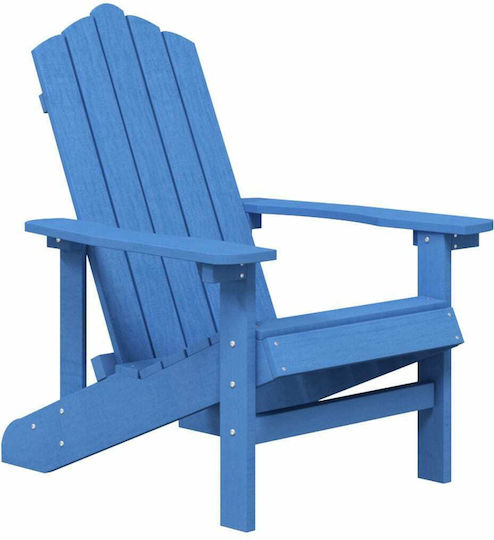 Πολυθρόνα Adirondack Θαλασσί 83x73x92εκ.