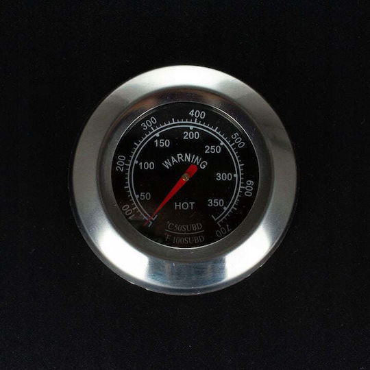 MalTec Grătar pe Gaz cu Grătar 41x24cm cu 3 Plite 8.7kW și Arzător Lateral 2.9kW