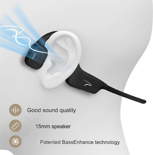 Безжични Костнопроводими Bluetooth Хендсфри Слушалки с Устойчивост на Изпотяване
