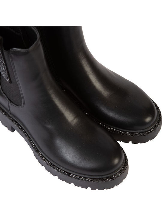 Damen Chelsea-Stiefel Schwarz