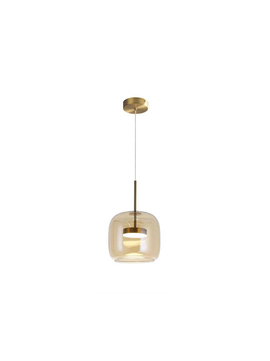 Atman Hängende Deckenleuchte Gold LED mit Warmweißem Licht