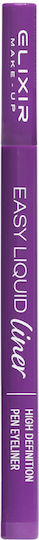 Elixir Long Stay Pen Eye Liner 999a - Μωβ 1ml