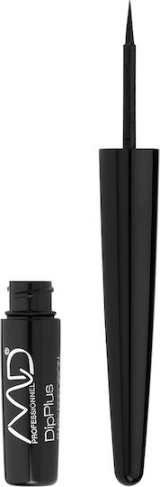 MD Professionnel Dip Plus Waterproof & Long Stay Liquid Eye Liner Black