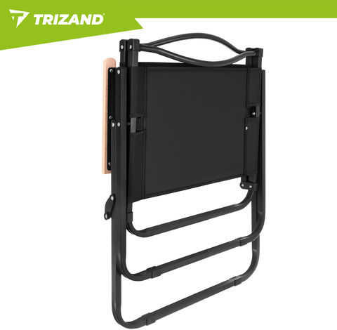 Trizand Καρέκλα Παραλίας Μαύρη 75.5x58.5x53.5εκ.