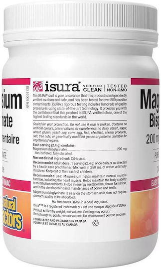 Natural Factors Magnesium Bisglycinate 200mg 240gr