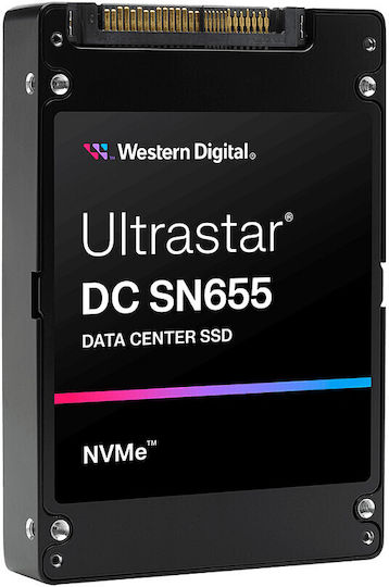Western Digital Ultrastar DC SN655 SSD 3.1TB τύπου U.3 με σύνδεση PCI Express 4.0 0TS2509