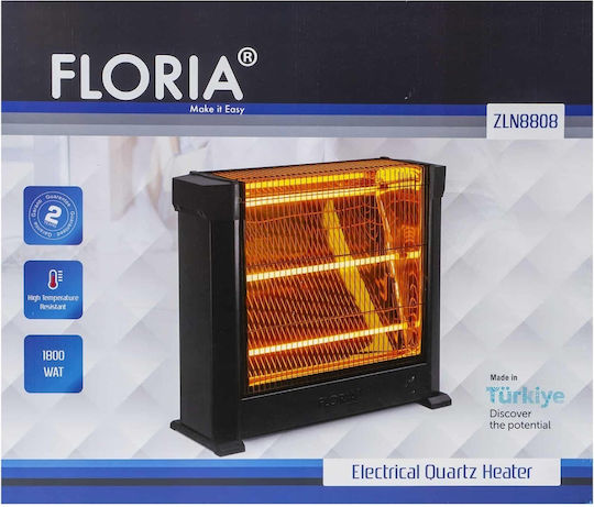 Sobă cu Cuarț cu Termostat 1800W