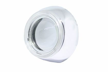 Morimoto Mini 2.5'' Halbrund Autostoßstangen D=13 Cm Chrom Angel Eyes