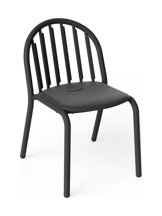 Outdoor Chair Aluminum Anthracite 2pcs 52x56x80.5cm
