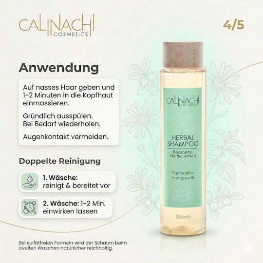 Calinachi Shampoos gegen Haarausfall 300ml