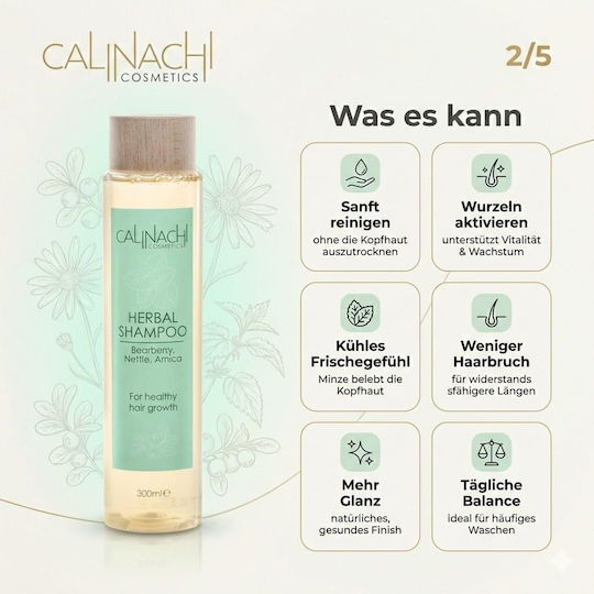 Calinachi Shampoos gegen Haarausfall 300ml
