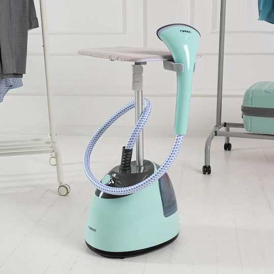 Raven Aparat de Calcat Vertical de Pardoseală 2400W cu Rezervor 1.2l Verde