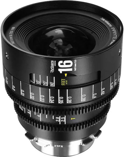 7artisans Full Frame Φωτογραφικός Φακός INFINTE Σταθερός για Arri PL Mount Μαύρος